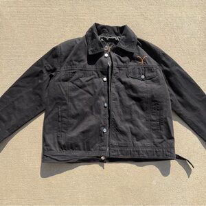 Yellowstone S4 Rip Wheeler Dutton Ranch Lookalike Black Denim Ranch Style Jacket
